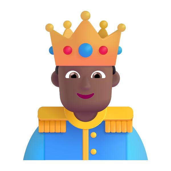 Prince Color Medium Dark Vector