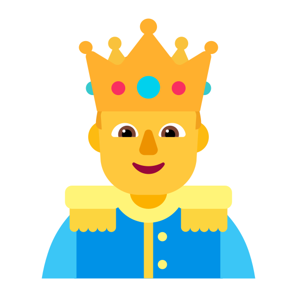 Prince Flat Default Vector