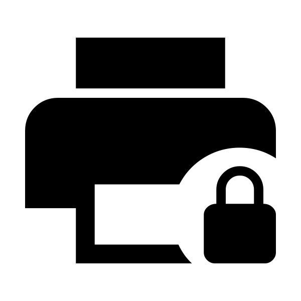 Print Lock Fill