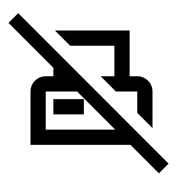 Printer Pos Off Outline