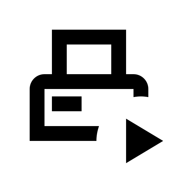 Printer Pos Play Outline