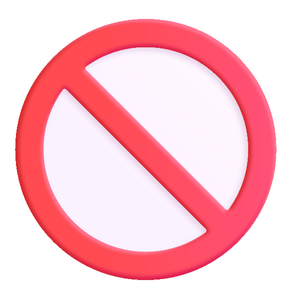 Prohibited Color Vector