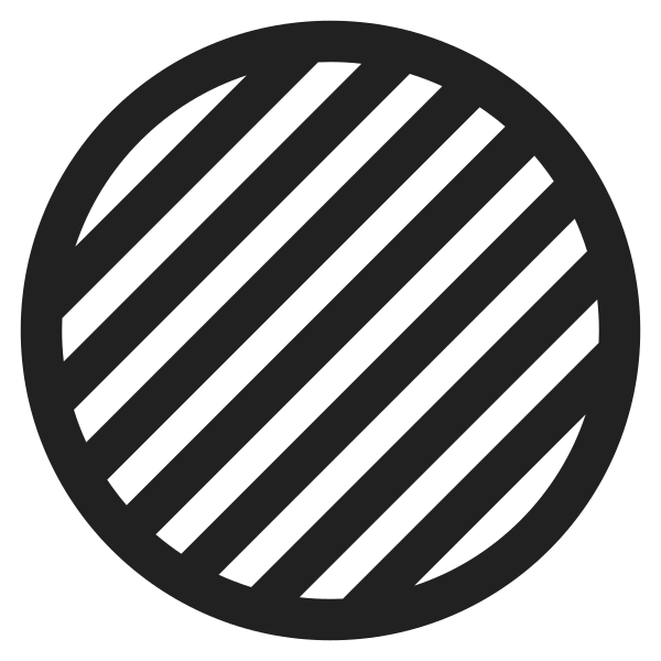 Purple Circle High Contrast Vector
