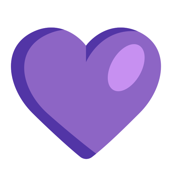Purple Heart Flat