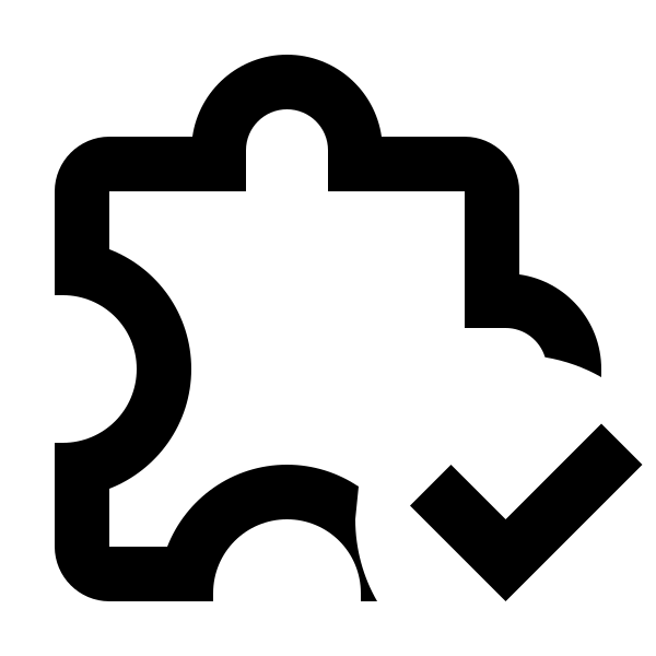 Puzzle Check Outline