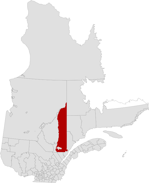 Quebec MRC Le Fjord Du Saguenay Location Map