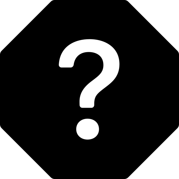 Question Octagon Fill