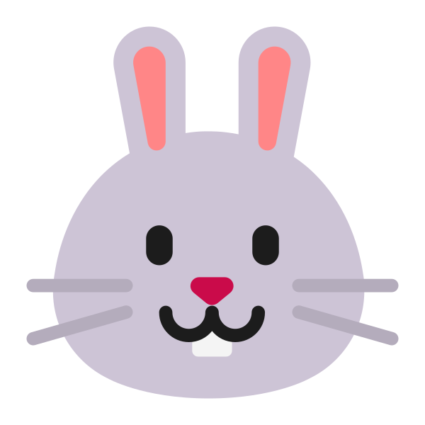 Rabbit Face Flat