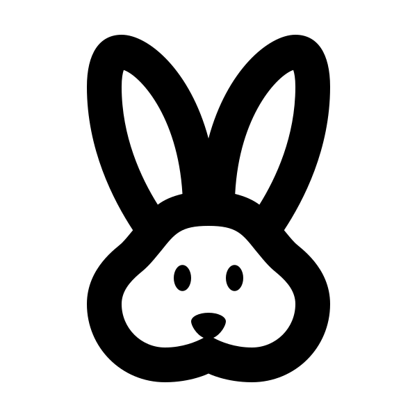 Rabbit Variant Outline