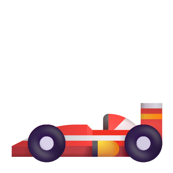 Racing Car Color Vector