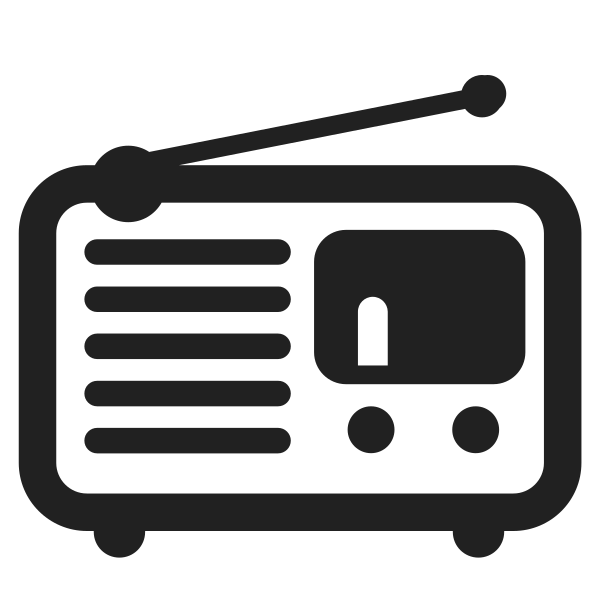 Radio High Contrast Vector