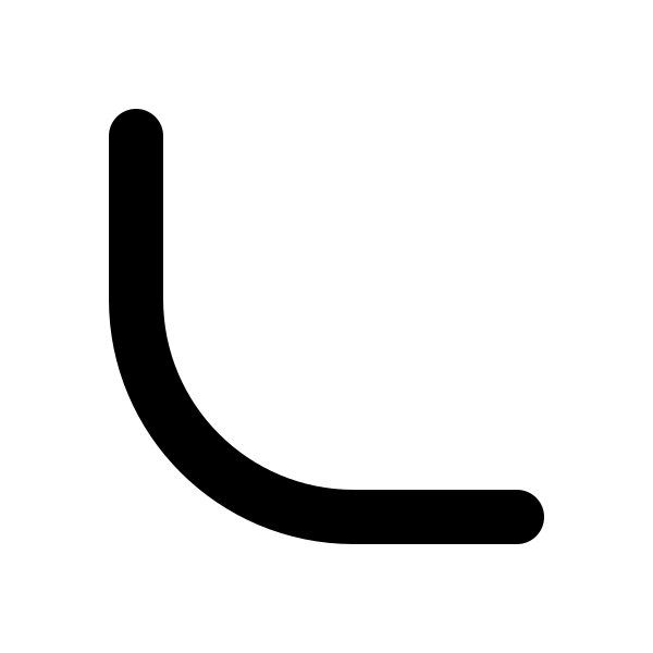 Radius Bottom Left