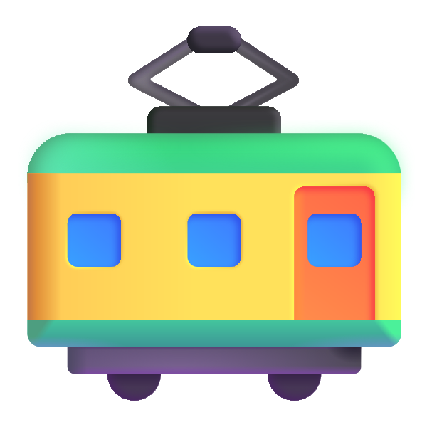 Railway Car Color Vector