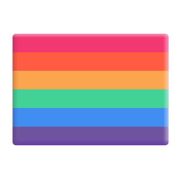 Rainbow Flag Color Vector