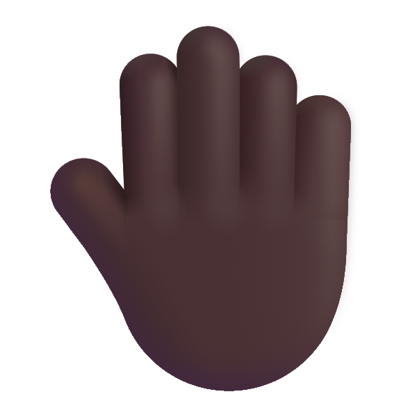 Raised Back Of Hand Color Dark