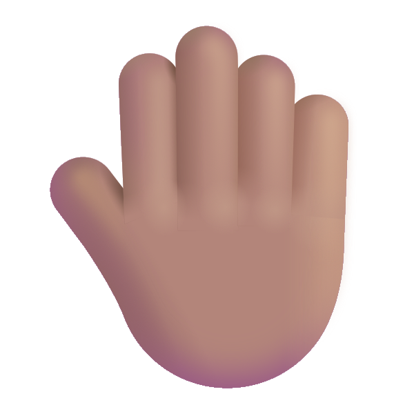 Raised Back Of Hand Color Medium