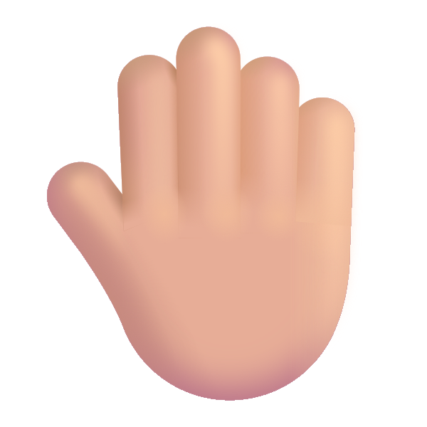 Raised Back Of Hand Color Medium Light