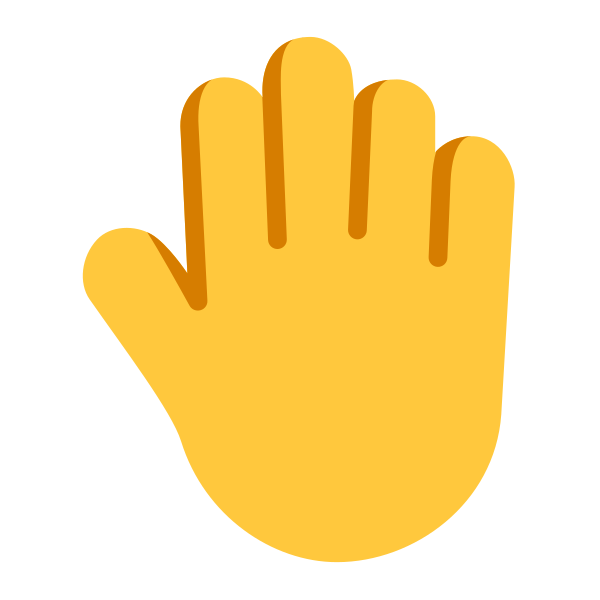 Raised Back Of Hand Flat Default