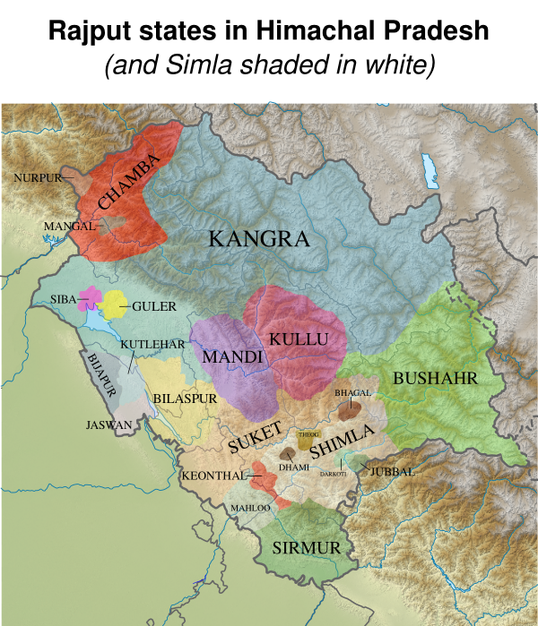 Rajput States In Himachal Pradesh