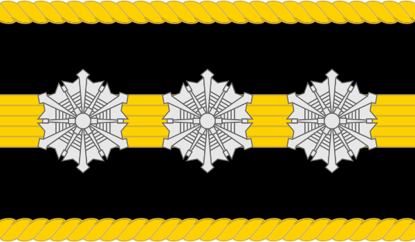 Rank Insignia Of Japan Fire Department   Fire Sergeant Vector