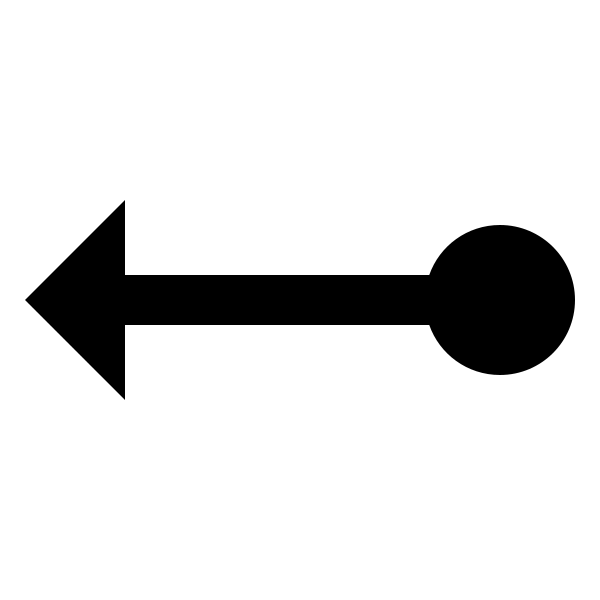 Ray End Arrow