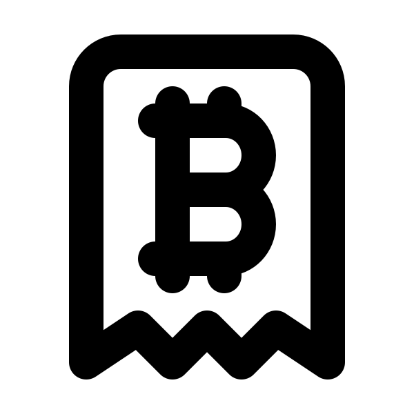 Receipt Bitcoin