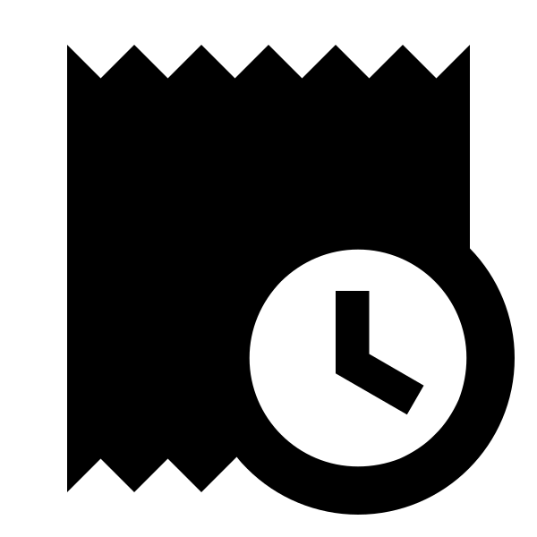 Receipt Clock