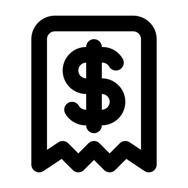 Receipt Dollar