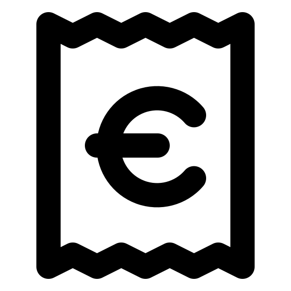 Receipt Euro