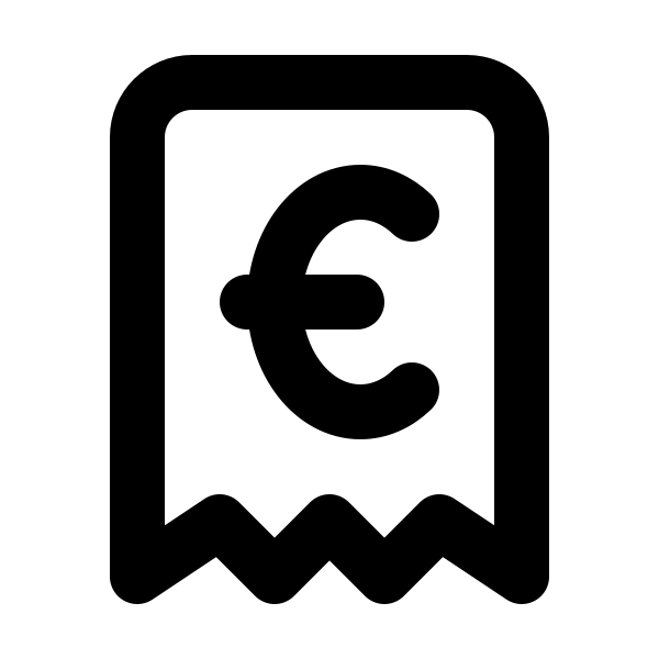 Receipt Euro