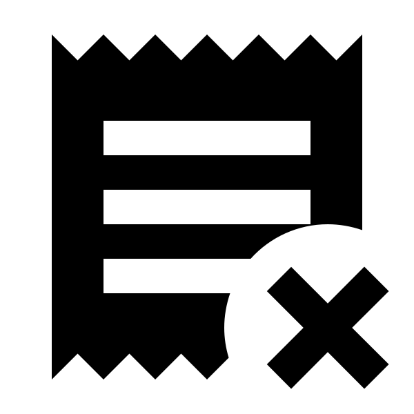 Receipt Text Remove