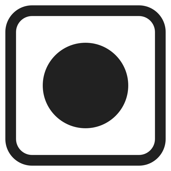 Record Button High Contrast