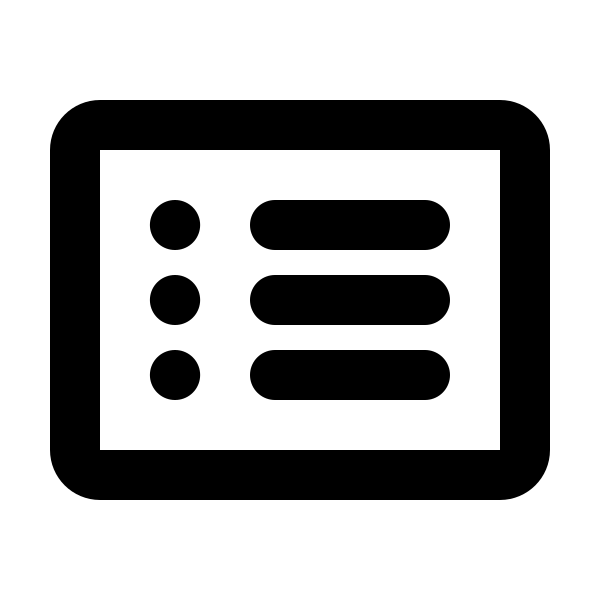 Rectangle List