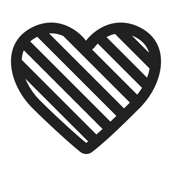 Red Heart High Contrast