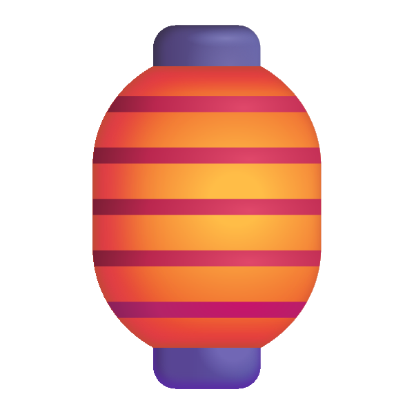 Red Paper Lantern Color Vector