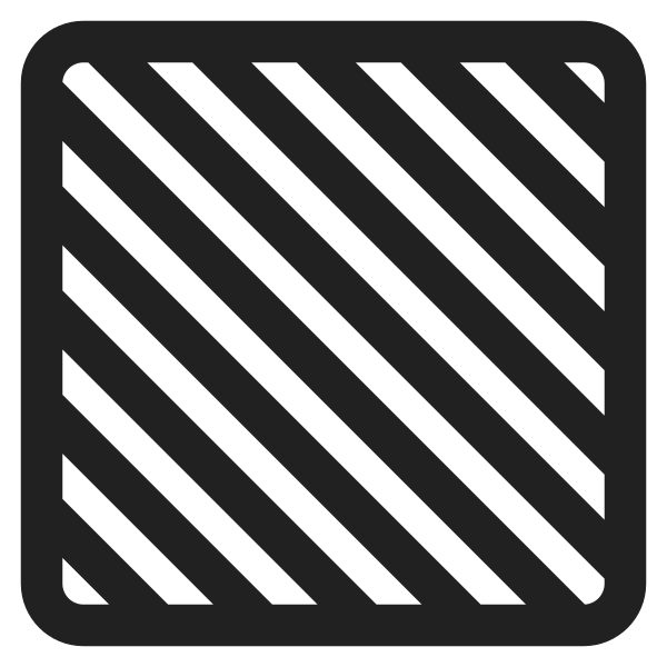 Red Square High Contrast Vector