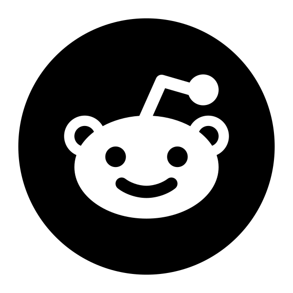 Reddit Circle Vector