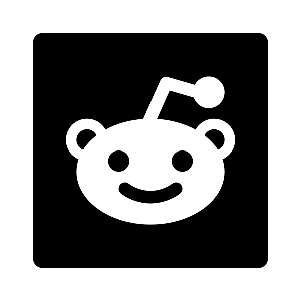 Reddit Square Vector
