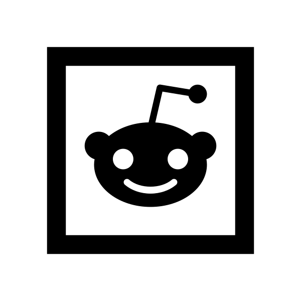 Reddit Square Vector