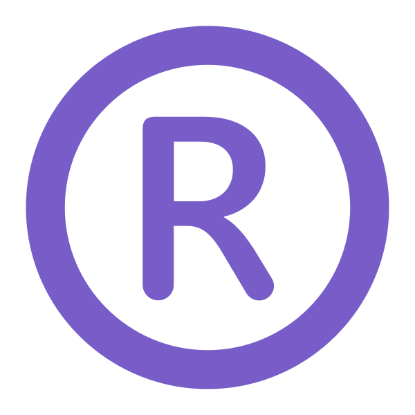 Registered Flat Vector