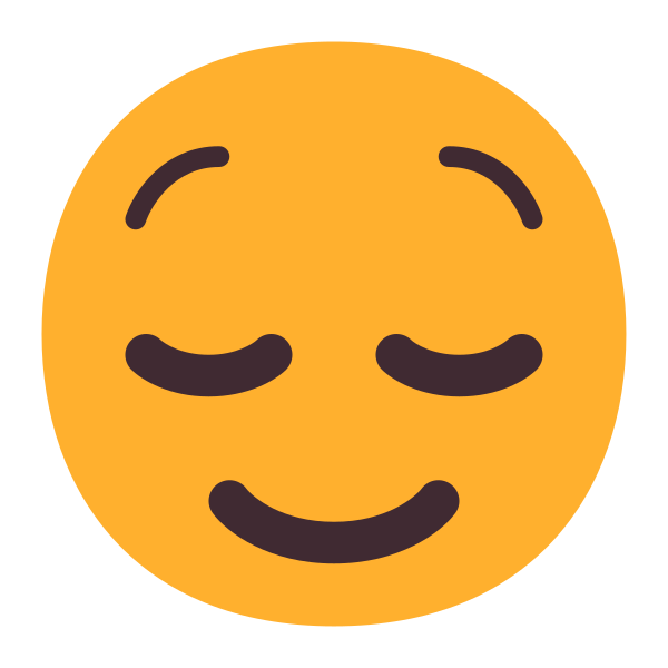 Relieved Face Flat