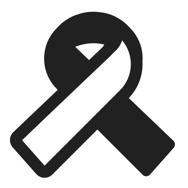 Reminder Ribbon High Contrast Vector