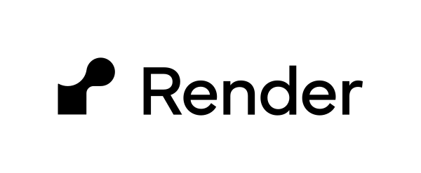 Render Wordmark Black Vector