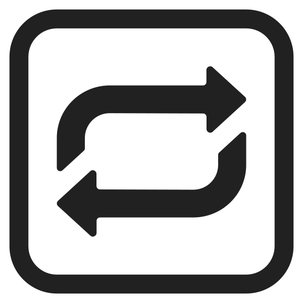 Repeat Button High Contrast