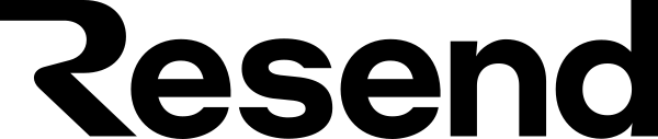 Resend Wordmark Black