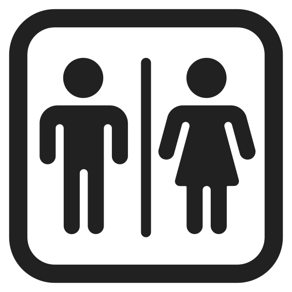 Restroom High Contrast