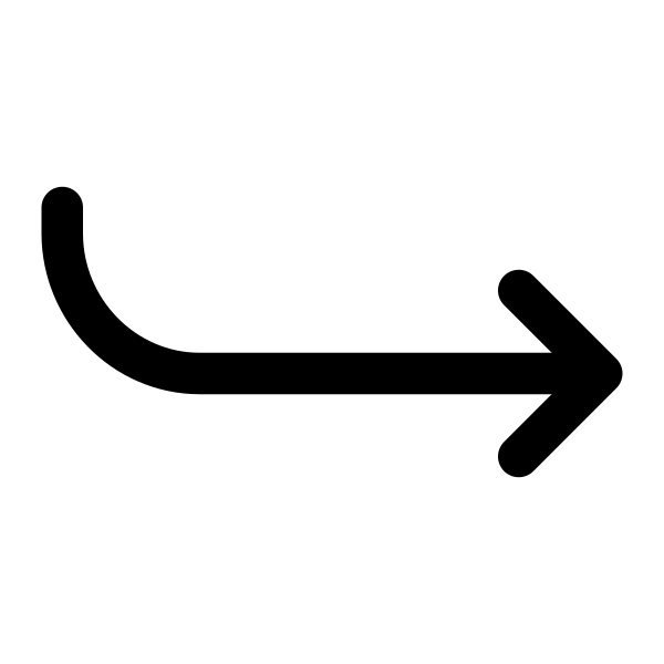 Return Down Forward Outline