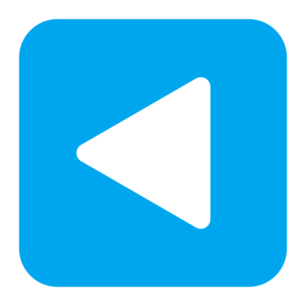Reverse Button Flat Vector