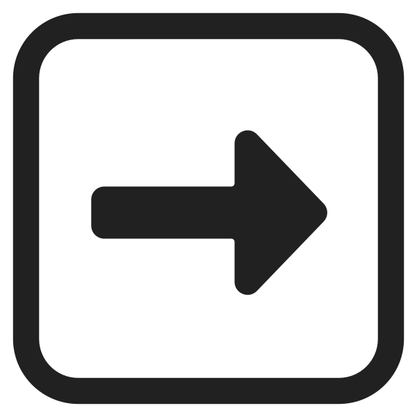Right Arrow High Contrast Vector