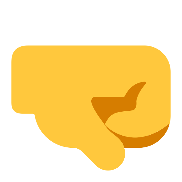 Right Facing Fist Flat Default